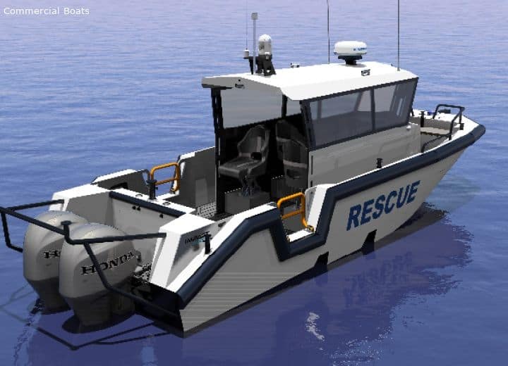 7.5 mtr Rescue Boat Commercial Boats New Build